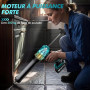 APROTII Pistolet Silicone Electrique Compatible avec Ma@kita Batteries 18V, Lumière LED, Pistolet Cartouche pour le Calfeutrage