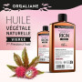 Huile de Ricin 150 ml - Orgaliane - Pure et Naturelle - Barbe, Cheveux, Cils, Ongles, Peau.