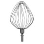 VIOKS Fouet pour robot de cuisine KW717152 Kenwood pour robot de cuisine Chef XL Major Cooking Chef Fouet Mélangeur en acier ino