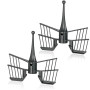 2 Pcs Fouet Papillon pour Thermomix TM31 TM6 TM5, Fouet Batteur Papillon de Haute Qualité, Accessoire Compatible Adapté pour Vor