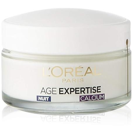 L'ORÉAL PARIS - CRÈME DE NUIT ANTI-ÂGE FORTIFIANTE - SOIN NUIT REDENSIFIANT ANTI-RIDES TRIPLE ACTION - ENRICHI EN CALCIUM - POUR