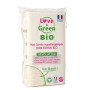 Love & Green - Cotons Maxi Carrés Hypoallergéniques x70 - Change et Toilette Bébé - 100% Bio - Non Blanchis, Doux et Naturels -