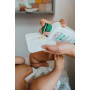 Love & Green - Cotons Maxi Carrés Hypoallergéniques x70 - Change et Toilette Bébé - 100% Bio - Non Blanchis, Doux et Naturels -