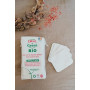 Love & Green - Cotons Maxi Carrés Hypoallergéniques x70 - Change et Toilette Bébé - 100% Bio - Non Blanchis, Doux et Naturels -
