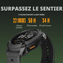 COROS Nomad Montre GPS Outdoor Robuste, écran MIP 1.3", autonomie 22 Jours, Cartes globales préchargées, Microphone pour enregis