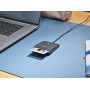 Trust Lecteur de Carte DNI USB-C, Compatible avec Toutes Les Cartes DNI, Conforme FIPS 201, FIPS TAA et ISO 7816 Classe A/B/C, C
