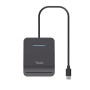 Trust Lecteur de Carte DNI USB-C, Compatible avec Toutes Les Cartes DNI, Conforme FIPS 201, FIPS TAA et ISO 7816 Classe A/B/C, C