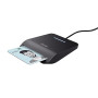 Trust Lecteur de Carte DNI USB-C, Compatible avec Toutes Les Cartes DNI, Conforme FIPS 201, FIPS TAA et ISO 7816 Classe A/B/C, C