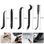 Hochferr Métal 24 Pièces Outils pour Garnitures Outils Démontage Outillage Carrosserie pour Panneau Accessoires Porte Autoradio