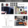Hochferr Métal 24 Pièces Outils pour Garnitures Outils Démontage Outillage Carrosserie pour Panneau Accessoires Porte Autoradio