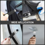 Hochferr Métal 24 Pièces Outils pour Garnitures Outils Démontage Outillage Carrosserie pour Panneau Accessoires Porte Autoradio