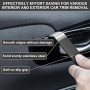 Hochferr Métal 24 Pièces Outils pour Garnitures Outils Démontage Outillage Carrosserie pour Panneau Accessoires Porte Autoradio