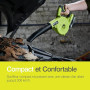 RYOBI - Souffleur de Chantier sans Fil 18V One+ R18TB-0 – Compact, 3 Vitesses, Idéal Dépoussiérage Atelier, Voiture – Batterie N
