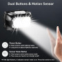 Blukar Lampe Frontale Rechargeable 2 Pack, 2000L Super Lumineux Léger Torche Frontale LED Puissante avec Voyant Rouge,8 Modes d'