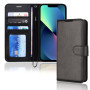 TECHGEAR Etui iPhone iPhone 13 Mini Portefeuille - Housse Portefeuille en Cuir avec Rabat de Protection, Fentes pour Cartes, Béq