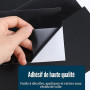 Lot de 4 feuilles de film teinté pour LED, variateur d'intensité, noir, film occultant autocollant pour réveil, routeur, télévis