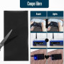 Lot de 4 feuilles de film teinté pour LED, variateur d'intensité, noir, film occultant autocollant pour réveil, routeur, télévis