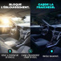 Film Teinté Voiture BLACKGLASS IX® Rouleau de Qualité Pro pour Vitres et Véhicules (5% TLV, 6mx65cm, 2 Épaisseurs, Limo Black) F