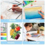 KALOUR Pro Crayons de Couleur, Ensemble de 520 Couleurs, Mine Douce pour Artistes avec des Couleurs Vibrantes, Idéal pour le Des