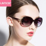 Lunettes de Soleil Femme Polarisées Fille Fashion Grand Cadre Protection UV400 pour Voyage Conduite Plage Extérieur