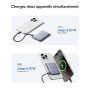 Baseus Mini MagSafe Powerbank 5000 mAh certifié Qi2 avec Support Pliable, PD 20 W, Batterie Externe magnétique USB C, sans Fil,