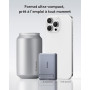 Baseus Mini MagSafe Powerbank 5000 mAh certifié Qi2 avec Support Pliable, PD 20 W, Batterie Externe magnétique USB C, sans Fil,