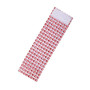Yeahibaby 50 pcs Strass Rond de Serviette Serviette Boucle support de Noël Fête de mariage Décoration de table de dîner (Rouge)