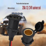 Dongge Prises Allume-Cigare puissance élevée Prise DC fixable Imperméable Marine Grade étanche pour Bateau Moto Voiture Câble de
