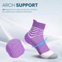 IRAMY Bas de Contention Femme Chaussettes de Contention Running Support de Cheville Chaussettes Basses de Compression de Course