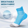 IRAMY Bas de Contention Femme Chaussettes de Contention Running Support de Cheville Chaussettes Basses de Compression de Course