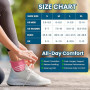 IRAMY Bas de Contention Femme Chaussettes de Contention Running Support de Cheville Chaussettes Basses de Compression de Course