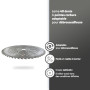 OZAKI - Lame 40 Dents Pour Débrousailleuse - Dents à Pointe Carbure - Largeur de Coupe : 255 mm - Epaisseur 1,3 mm - Alésage 20 