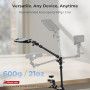 SMALLRIG 56cm Bras Magique avec Super Clamp, Phone Holder Aérien, Support et Pince Caméra Flexibles pour Bureau, Boom Arm Articu