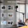 SMALLRIG 56cm Bras Magique avec Super Clamp, Phone Holder Aérien, Support et Pince Caméra Flexibles pour Bureau, Boom Arm Articu