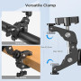 SMALLRIG 56cm Bras Magique avec Super Clamp, Phone Holder Aérien, Support et Pince Caméra Flexibles pour Bureau, Boom Arm Articu
