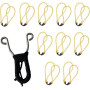 Elastique Lance Pierre Adulte Puissant 10Pcs Élastique Slingshot Bande，Fronde De Chasse Elastique Carré Pour Lance Pierre Fronde