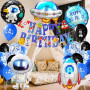 Alaoo Kit Décoration Anniversaire Dinosaure, Anniversaire Dinosaure, Géant Ballon Dinosaure avec Happy Birthday Bannière, Ballon