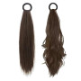 Jetstream 2 Pièces Extension Queue de Cheval, Postiche Cheveux Naturel, Ponytail Extension, Ponytail Cheveux Naturel, Brun Foncé
