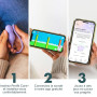 PERIFIT Care+ Sonde de Rééducation Périnéale avec App – Exercices Kegel Femme avec Biofeedback Médical pour Incontinence & Récup