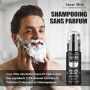 Kit Soins Barbe pour Hommes, Meilleurs pour Papa Lui Mari Petit ami, Set Outils Complet de Toilettage et Coupe – Shampoing Barbe