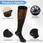 HAGOT Chaussettes de Compression Unisexe Compression, pour Circulation Sanguine, Chaussettes de Compression pour Sport, Avion, V
