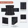 PQWEUU Ceinture de Sudation Waist Trainer Corset Minceur Ventre Plat Gaine Sport Ceinture Amincissante Taille Formateur Abdomina