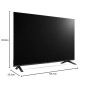LG TV UHD AI 2025 | 43UA73 | 43'' (108cm) | 4K UHD | HDR10 |webOS 25 | Alexa, Google Assistant | Netflix Disney+ Canal+ Prime Vi