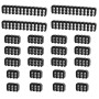 Anseom Peigne de Câble, Kit Organiseur de Câbles 24-Pin, 8-Pin, 6-Pin
