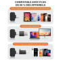 Newmight Micro Cravate sans Fil, Micro sans Fil avec Fixation Magnétique, Plug & Play, Réduction De Bruit,30M Portée, Compatible