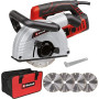Einhell Rainureuse TE-MA 1700 (1 700 W, réglage de la largeur jusqu’à 38 mm et de la profondeur jusqu’à 40 mm) Livré en sac + 4