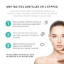 AUNIRY Lentilles Couleur Vert "EMERALD" Naturel : Kit Complet (2 Lentilles, Pince, Ventouse Et Étui), 12 Mois, Sans Correction,