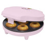 Bestron Appareil à donuts au Design Rétro, Mini-Machine à Donuts pour 7 petits Donuts, inclut Témoin de Cuisson & Revêtement Ant