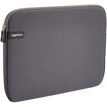 Amazon Basics Housse pour Ordinateur Portable, 13,3-Pouces, Gris