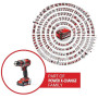 Einhell Professional Perceuse Visseuse à percussion sans fil TE-CD 18/50 Li-i BL Power X-Change (Li-ion, 18 V, moteur sans charb